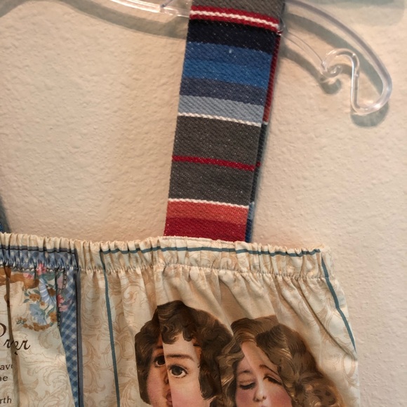 Upcycled Pattern Material Summer Boho Rodeo Top - Picture 6 of 8